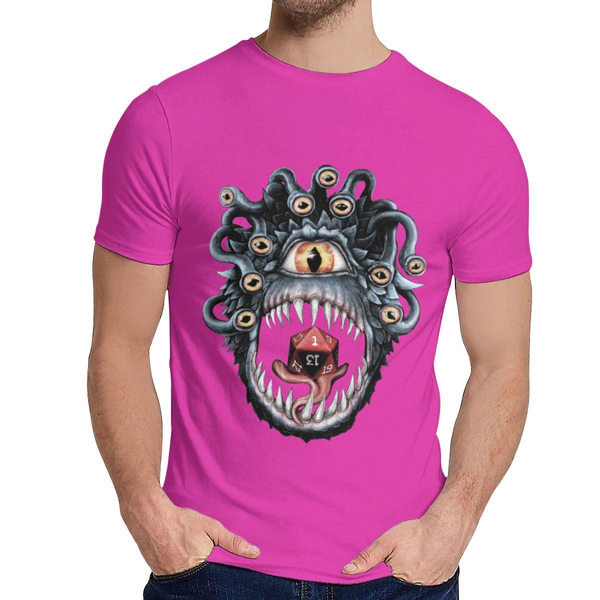 Unisex T Shirt In The Beholder D20 Men T Shirt Dice Critical Comfortable Sale 3XL