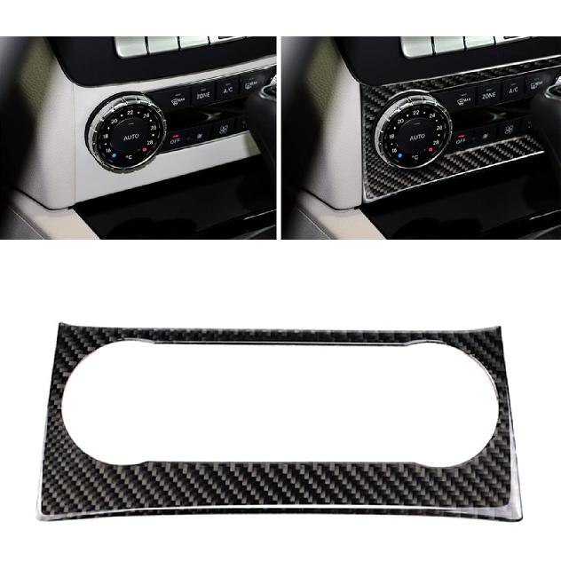 For Mercedes-Benz C-Class W204 2007-2013 Real Soft Carbon Fiber Center Console Gear Shift Panel Surround Cover Trim Kit Car Interior Accessories