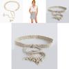 Bohemian Leather Shell Waist Band For Women With Wide Woven Cord And Versatile Style