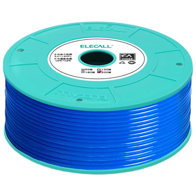 Пневматический шланг ELECALL из ПУ, штекер CN (адаптер в комплекте) 8x5mm 100M синий