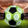 SIZE 5 Raja Casablanca Soccer Ball Colorful All Ages Machine Stitched PVC Competition Ready Durable High-Bounce
