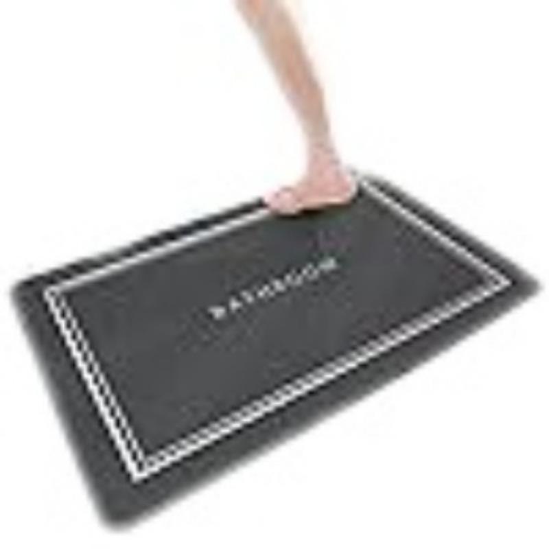 Simple Kitchen Moisture-wicking Cushion Bathroom Non-slip Door Mat Home Quick Drying Plush Diatom Mud Durable Durable