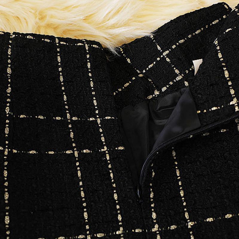 Women's Plaid Striped Short Skirt Casual Female Korean Skirts