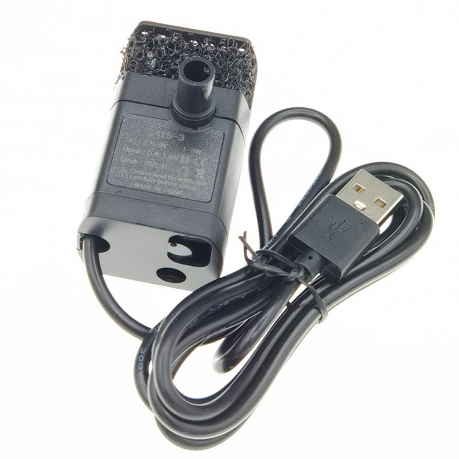 

Акваріумні водяні насоси 5 В, фільтр, низький рівень шуму, безщітковий двигун, насос із фільтруючою сіткою, 200 л/год Аксесуари для акваріума, занурювальний цикл води для домашніх тварин. DIY 2415-12 2415-12 filter type