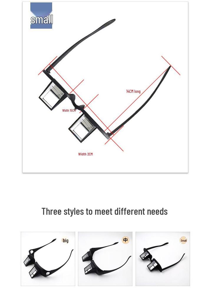 HD Horizontal Universal Model Lazy Glasses for Mobile Phone, Video Watching & Book Reading.