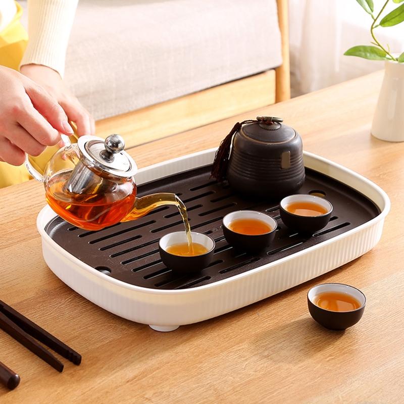 Fashion Kitchen Cup Organizer Drain Rack Dish Drainer Storage Shelf Easy Clean Double LayersDish Drying Rack Home Supply