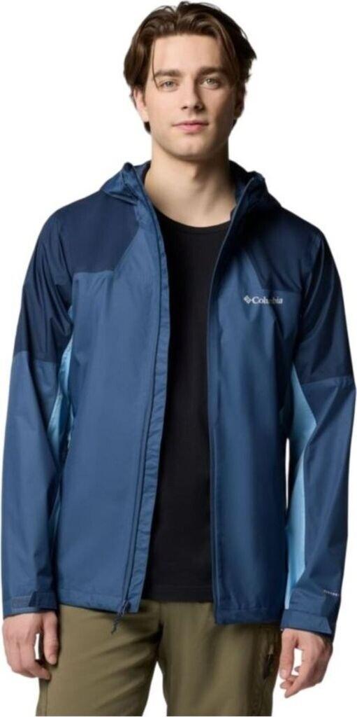 Куртка Columbia Inner Limits III Rain Jacket dark mountain/collegiate navy/ripple blue