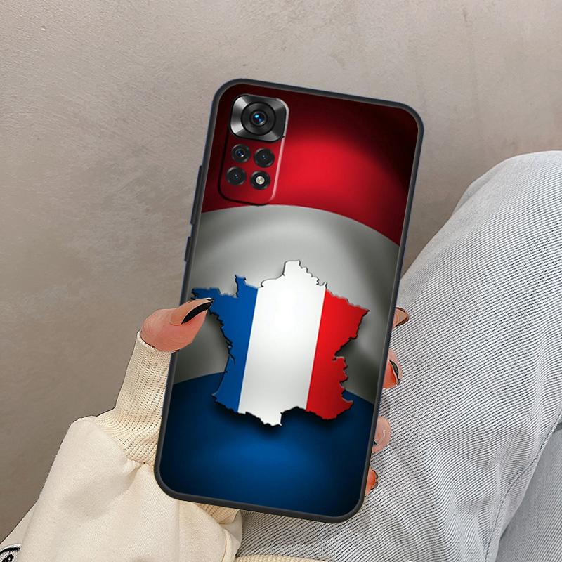 France Flag For Xiaomi Redmi Note 13 10 12 11 14 15 Pro Plus Case Cover For Redmi 15 13C 12C 14C 10C 15C