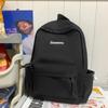 Schoolbag Junior Senior High School Student Solid Color Backpack Women's Backpack