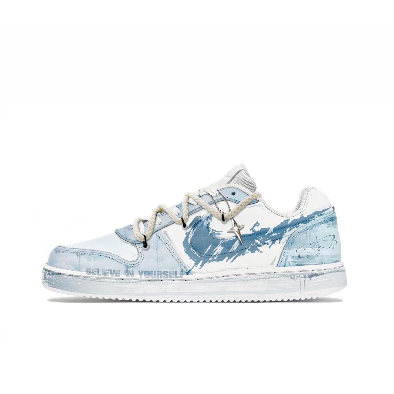 

Nike EBERNON Freedom Panda, Phantom Blue Cushioning Low top Skateboard Shoes Unisex Blue White AQ1775-100(Team202-) 36