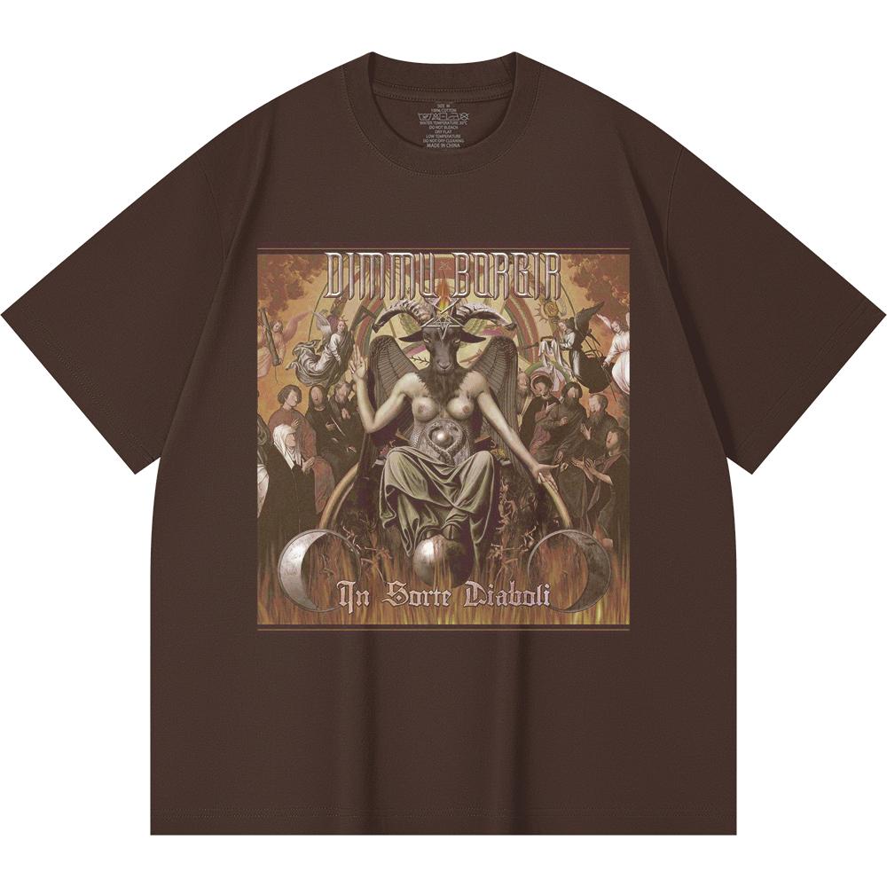 230 g/m² 100% puuvillane Heavy Metal T-särk Rockibändi Popmuusika Prindiga Unisex Raske puuvillane T-särk
