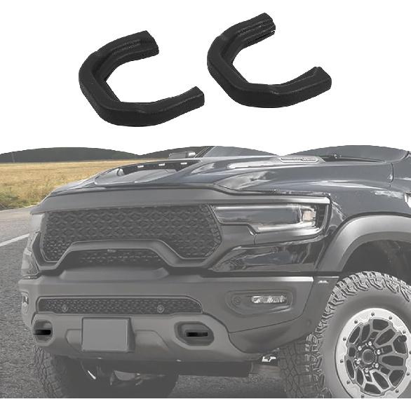 RT-TCZ Tow Hook Covers Bumper Tow Hook Covers Rubber Protector Cover Exterior Accessories for Dodge RAM TRX 2018-2025 (Red) чёрный