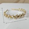 Bohemian Style Rhinestone Headbands Luxury Hair Accessories Holy Leaf Hairband  for Women