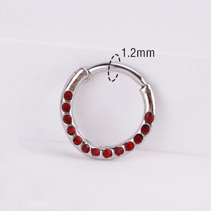 Heart Pearl Nose Rings Pointed Cone Love Lip Pierced Horseshoe Ring Skull Butterfly Nose Septum Piercing Earrings Tragus Jewelry