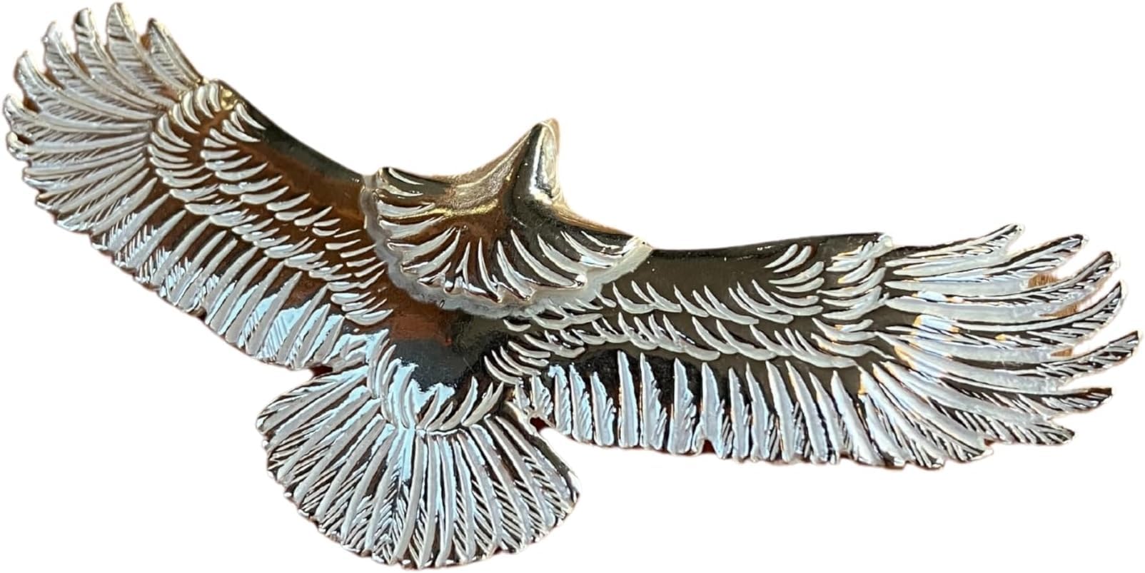 

[Gorokuro] 925 Sterling Silver Eagle Pendant with Jalapeños and Feather, 1 Piece, Customizable, Accessory, Material, Native American Jewelry