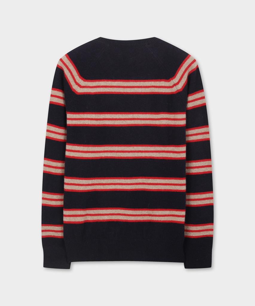 BROOKS BROTHERS Wool Striped Crewneck Sweater (Multi) (Bbwrmmf401)