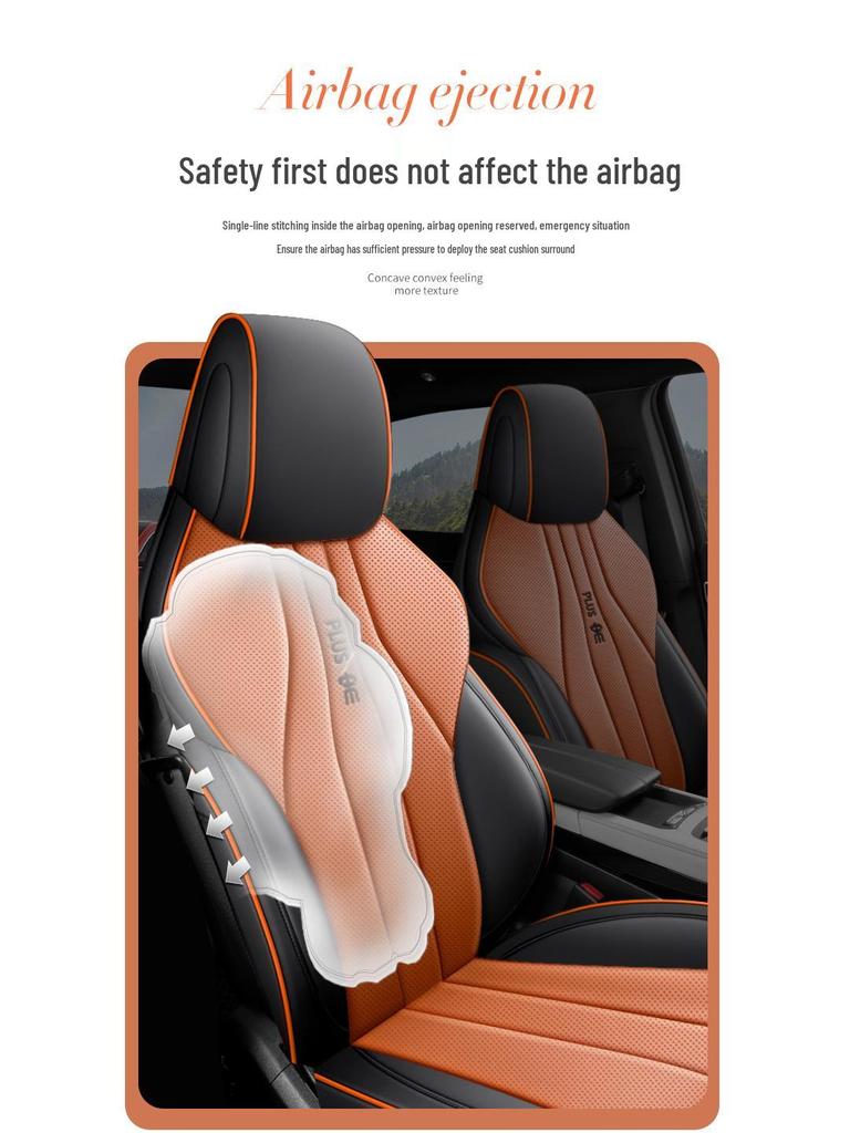 BYD Song Plus DMIEV Leather Seat Cover - All-Season Full Surround for Special Cars