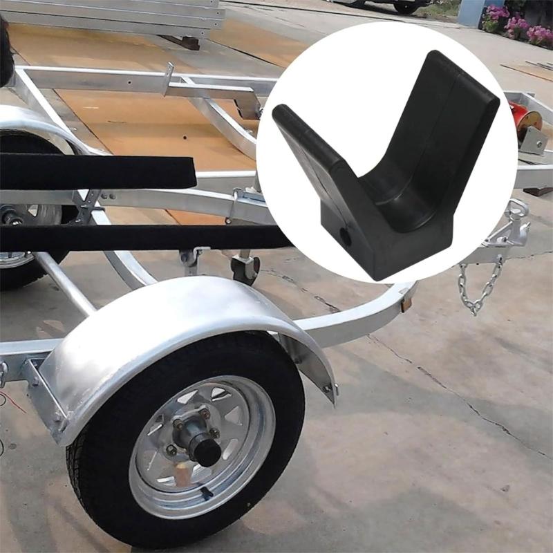 High Strength Rubber Yachts Boat V Block Designed for Kayaks Marine Trailers Resistant to Saltwater and UV for Longevity