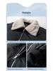 2025 Retro Fur Collar White Duck Down Winter Jacket with Fleece Lining - Thick, Warm, and Loose Niche Outerwear