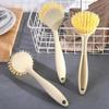 1 Pcs Hanging Dishwashings Brushs Portable Long Handled Cleaning Brush Kitchen Dishwashing And Utensil Cleaning Brush