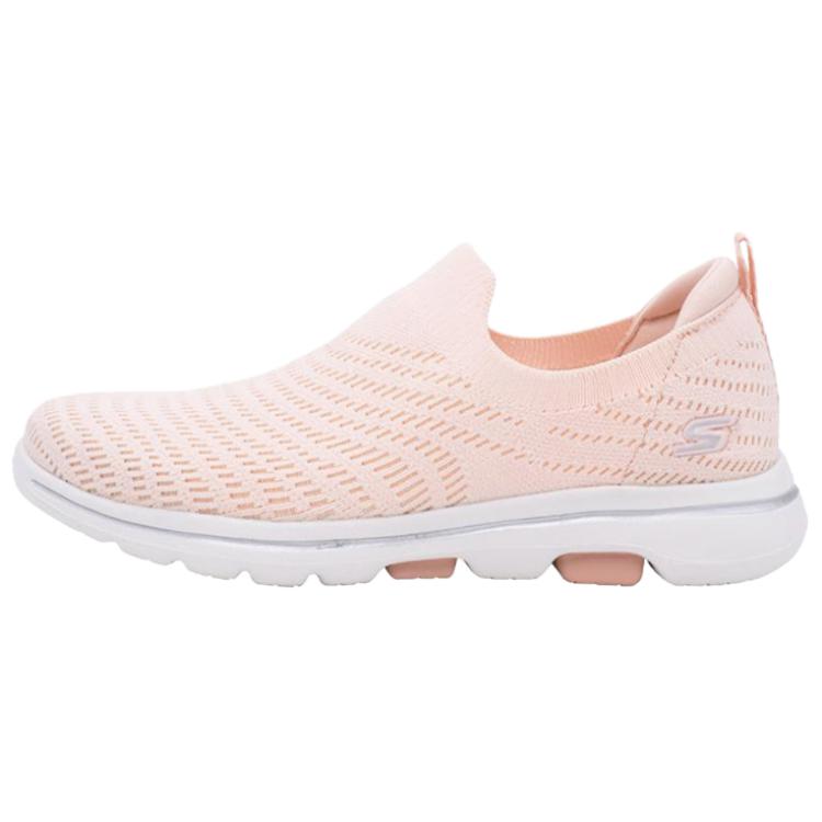 Skechers Go Walk 5 Fabric Comfortable Versatile Sports Low-Top Lifestyle Shoes Women sneakers Pink 124250-LTPK 37.5