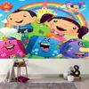 1pc ABC Monsters Tapestry, Living Room, Bedroom, Office, Party Decor, Ideal Festive Gift