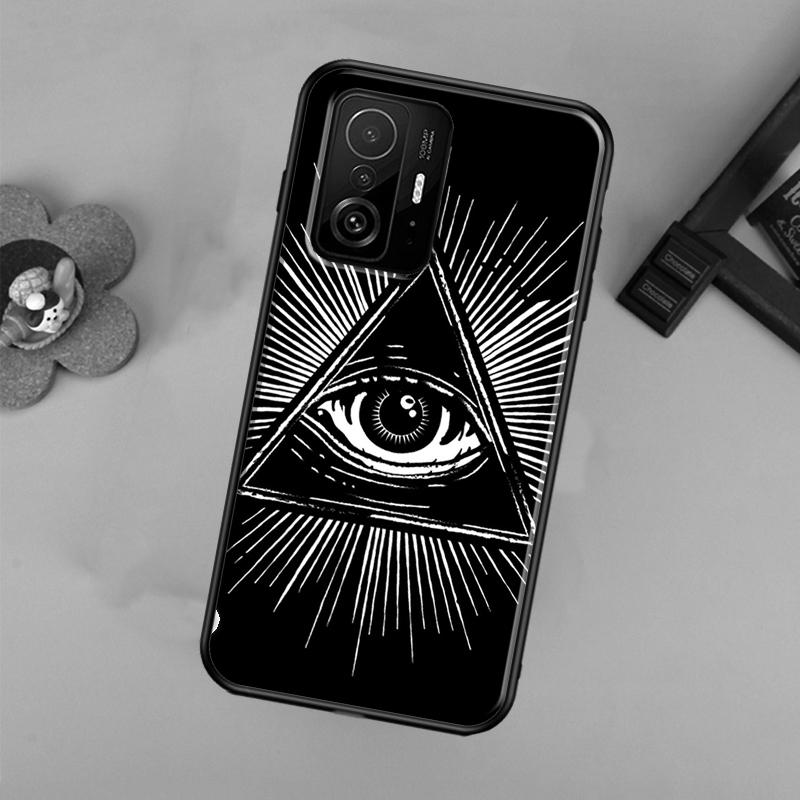 Illuminati Eye Occult Pyramid Case For Xiaomi POCO X7 X6 Pro X3 X5 M6 F3 F5 F6 Pro 11T 12T 13T 14T Pro 13 14 Ultra Cover