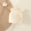 Pure Cotton Double Layer Newborn Hat for 0-3 Months, Suitable for Autumn/Winter
