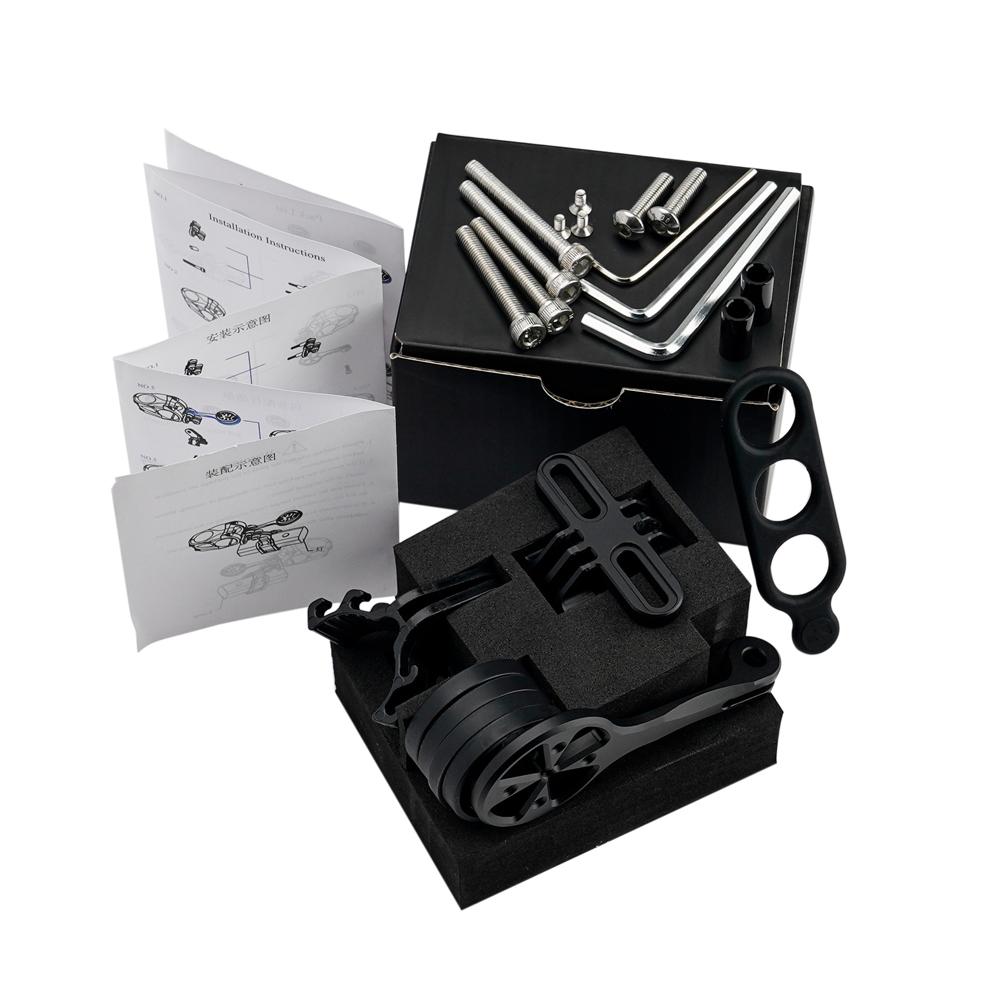 Bicycle Stem Mount Aluminum Alloy Bike Camera Holder Bracket Bicycle Computer Mount Holder Bicycle Extension Bracket Base