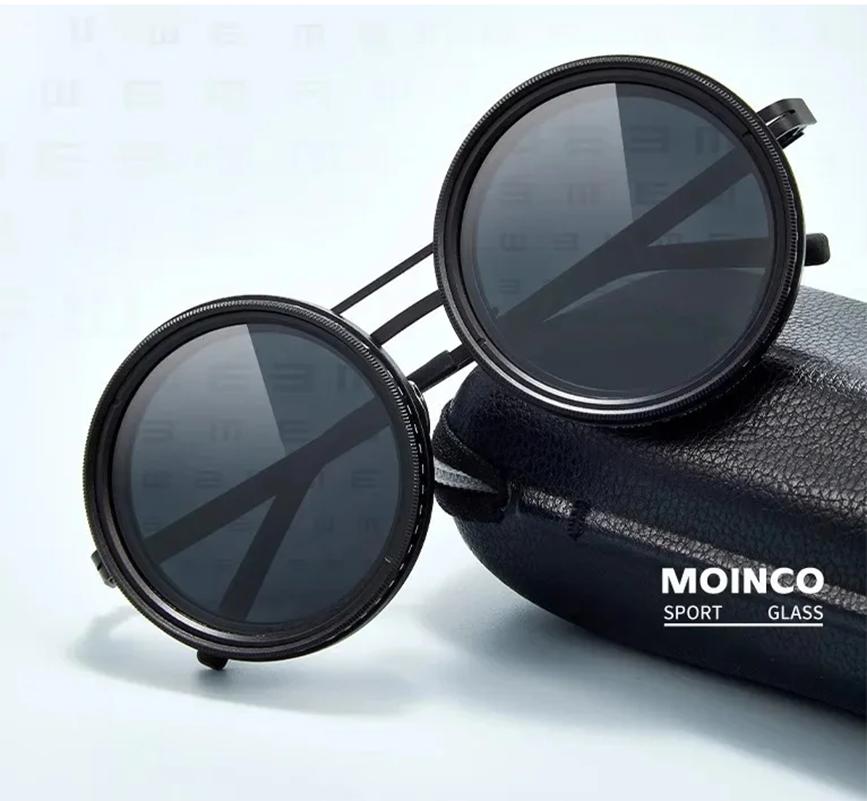 Nd9-Speed Adjustable Light-Reducing Sunglasses Fishing Filter Glasses Uv Anti-Ultraviolet Personalized Polarized Sunglasses