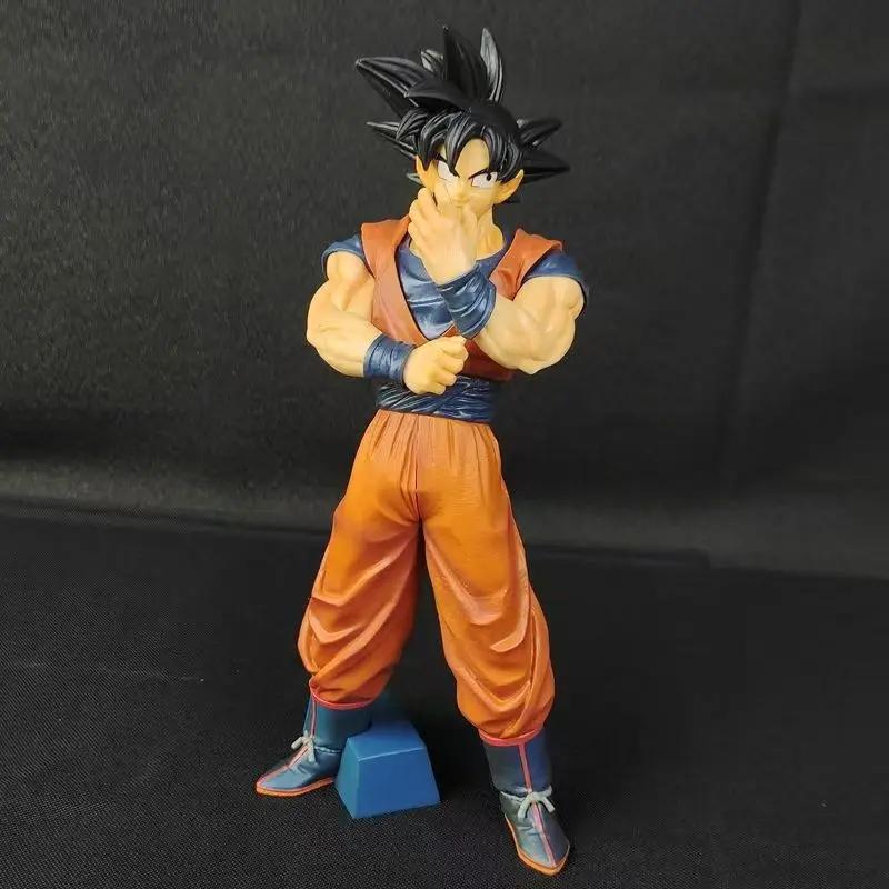 27cm Anime Dragon Ball Z Goku Figure Goku with Scouter Figurine PVC Statue Action Figures Collection Model Toys Gifts