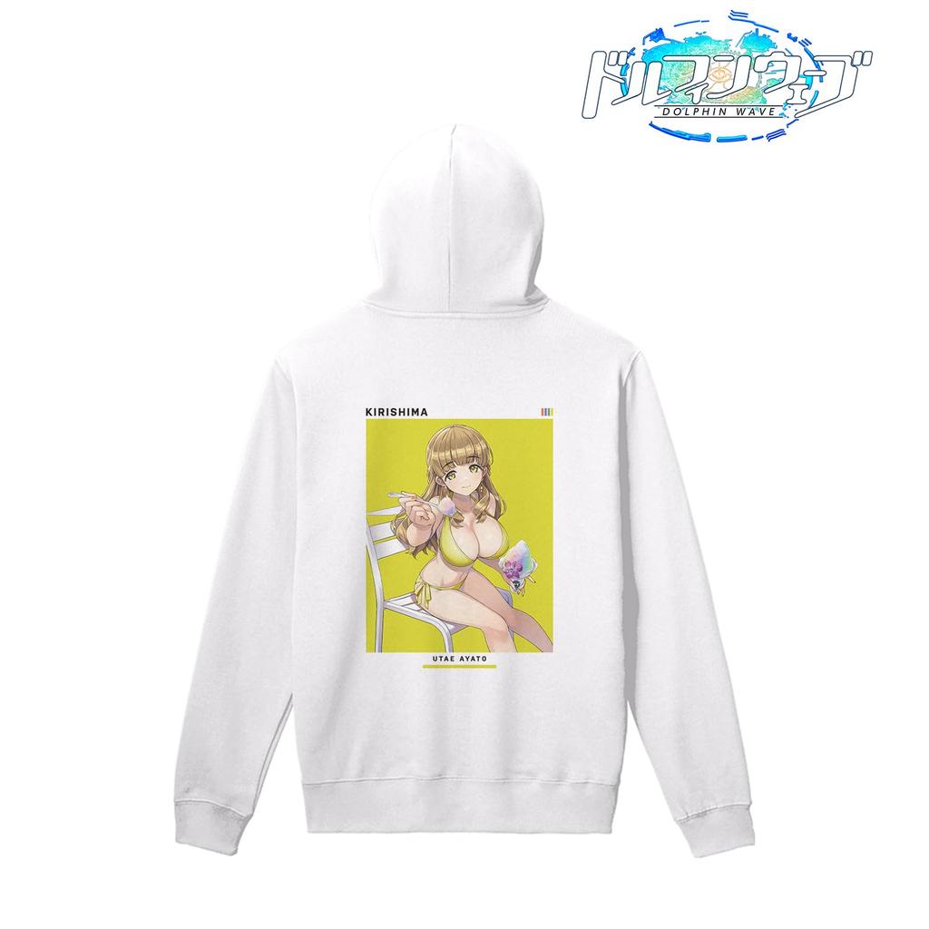 Dolphin Wave Shie Saito Hoodie XL Size Women's