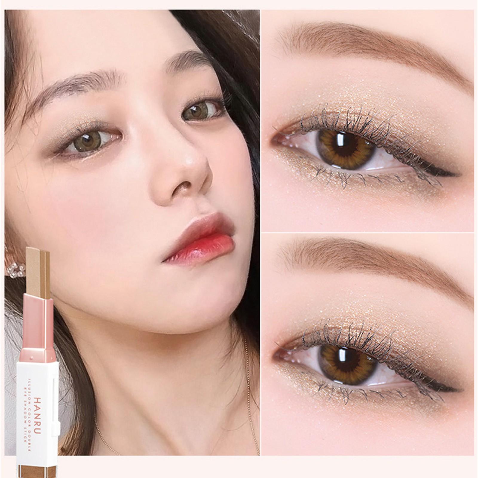 Блестящие градиентные тени для век, двухцветные тени для век, тени для век разноцветный