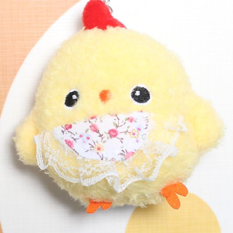 The Same Cute Cartoon Flower Bellyband Chicken Duck Plush Toy Doll Pendant Doll