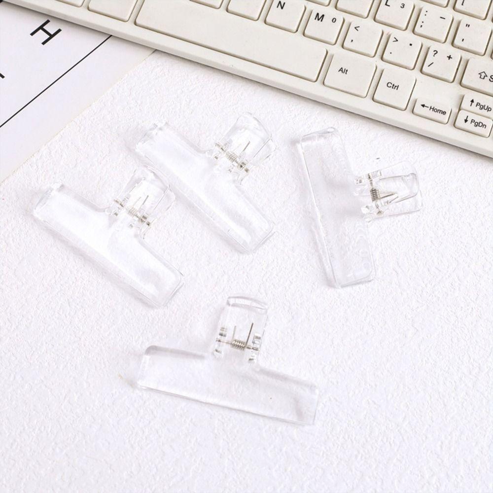 Paper Dovetail Clamp Office School Student Stationery Memo Clip Page Holder Fixing Clips Paperclips