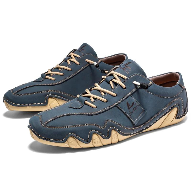 Mens Dress Shoes Genuine Leather Men Shoes Free Shipping and Cheap Original Leather Men's Sneakers Man Trend 2024 Low Price Shoe
