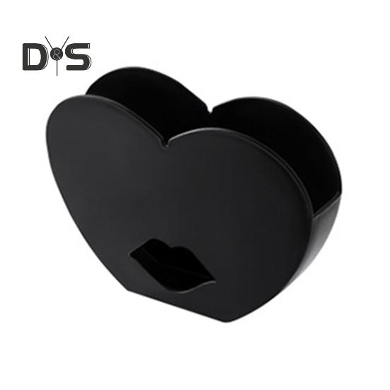 

Держатель для спирали от комаров в форме сердца, огнестойкий кронштейн для благовоний, настенная стойка для катушки для домашнего офиса, спальни, декора чёрный