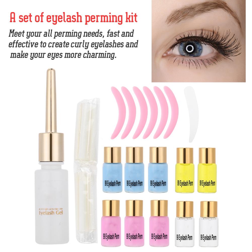 Sada na trvalou na řasy pro přirozené natočení Nástroje pro líčení pro natočení řas 01#
