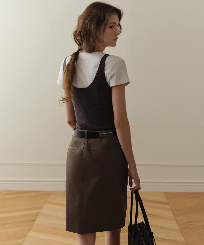 Poyueoaijeuonli Filo Two-Way Sleeveless (Charcoal)