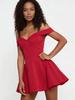 Strapless One-Shoulder Slimming Evening Gown