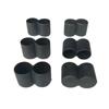 Silicone Pads Round Bottom Furniture Feet Double Tube Feet Covers Chair Leg Caps Plastic Pipe Cover
