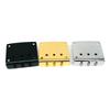 3-String Guitar Bridge with Screws & Wrench Fixed Top Load Guitar Tailpiece Guitar Fixed Bridge Hardtail Saddle Bridge