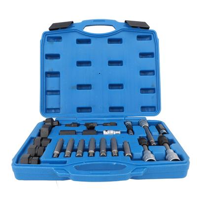 23Pcs Alternator Freewheel Pulley Tool Easy Operation Alternator Pulley Removal Repair Tool Replacement for Seat