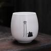 Ceramic Single Cup Coffeeware Teaware Kung Fu Tea Accessories Cups Kitchen Dining Bar Home Garden