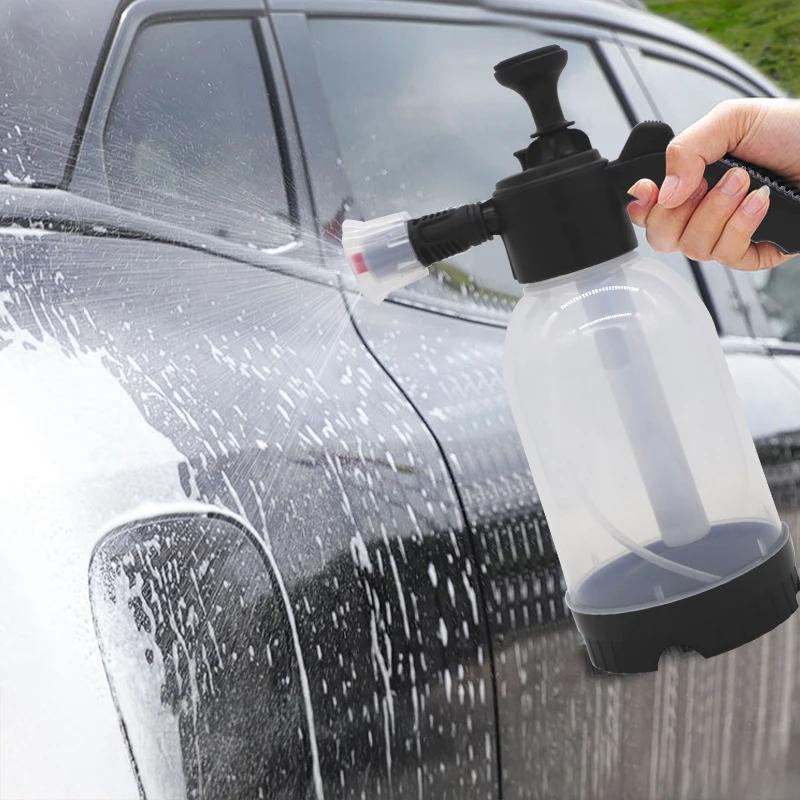 2L opryskiwacz pianowy myjnia samochodowa ręczna konewka z pianki opryskiwacz ciśnieniowy plastikowa butelka na wodę do dezynfekcji narzędzia do czyszczenia samochodu