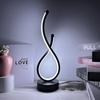 Creative LED Table Lamp Minimalist USB Bedroom Nightlight Industrial Style Luminescent Decorative Lamp for Home Coffee Shop