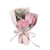 Rose Artificial Rose Bouquet 3 Heads Gift Packing Artificial Flowers Hand Holding Mini Hand Holding Soap Flower Wedding Decor