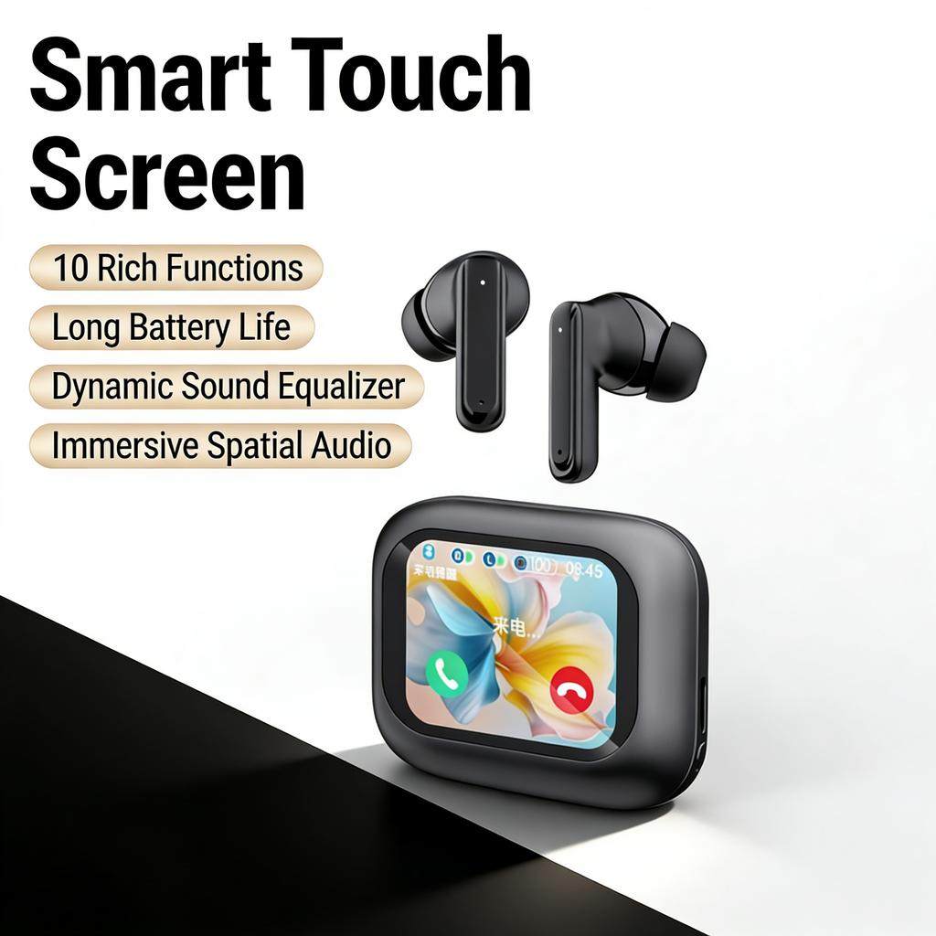 Wireless Earbuds, Waterproof, Long Playtime, Stereo for Daily Use & Activities.