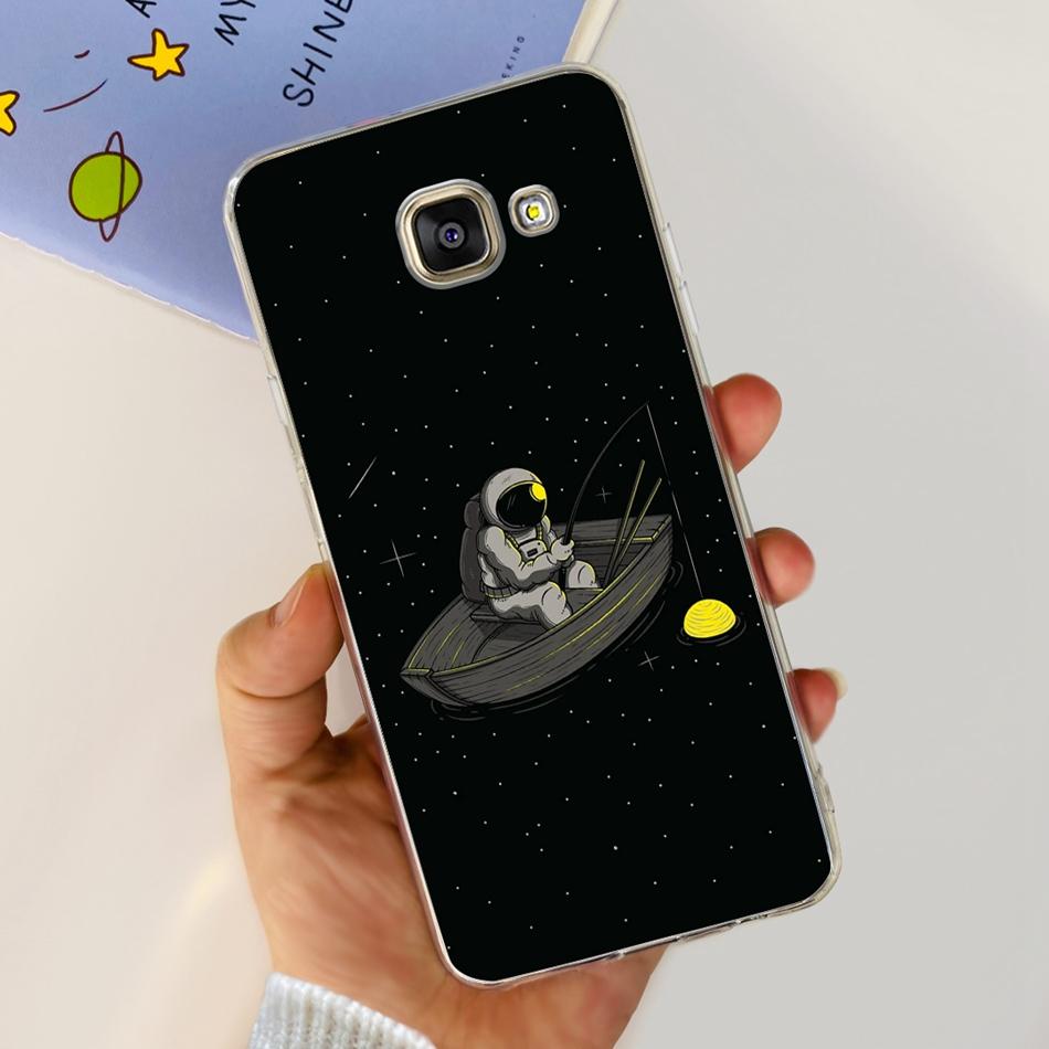 Pour Samsung Galaxy A5 2016 Coque Samsung A5 2017 2015 A500F A520F SM-A510F Impression Élégante Silicone Souple TPU Coque Arrière de Téléphone