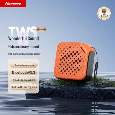 Newmine PBS001-TWS Portable Bluetooth Speaker CN Plug (adapter Included)